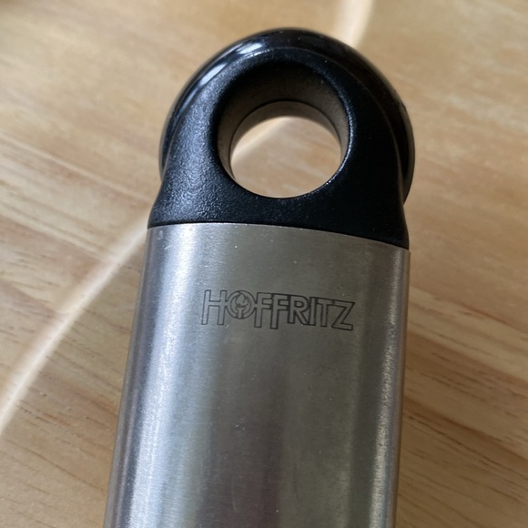 Hoffritz 3 Piece Charcuterie Board Set. Hardwood Board - Stainless Tools - Picture 8 of 12